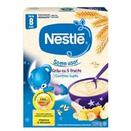 Cereale Nestle Somn Usor Grau si 5 fructe, 250g, 8 luni+